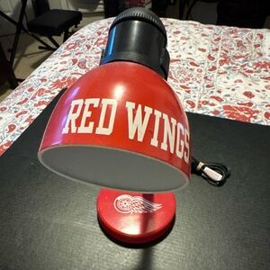 Vintage Detroit Red Wings Desk Lamp Goosehead Hockey NHL